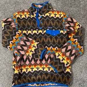 Patagonia synchilla fleece Aztec pattern women’s size M
